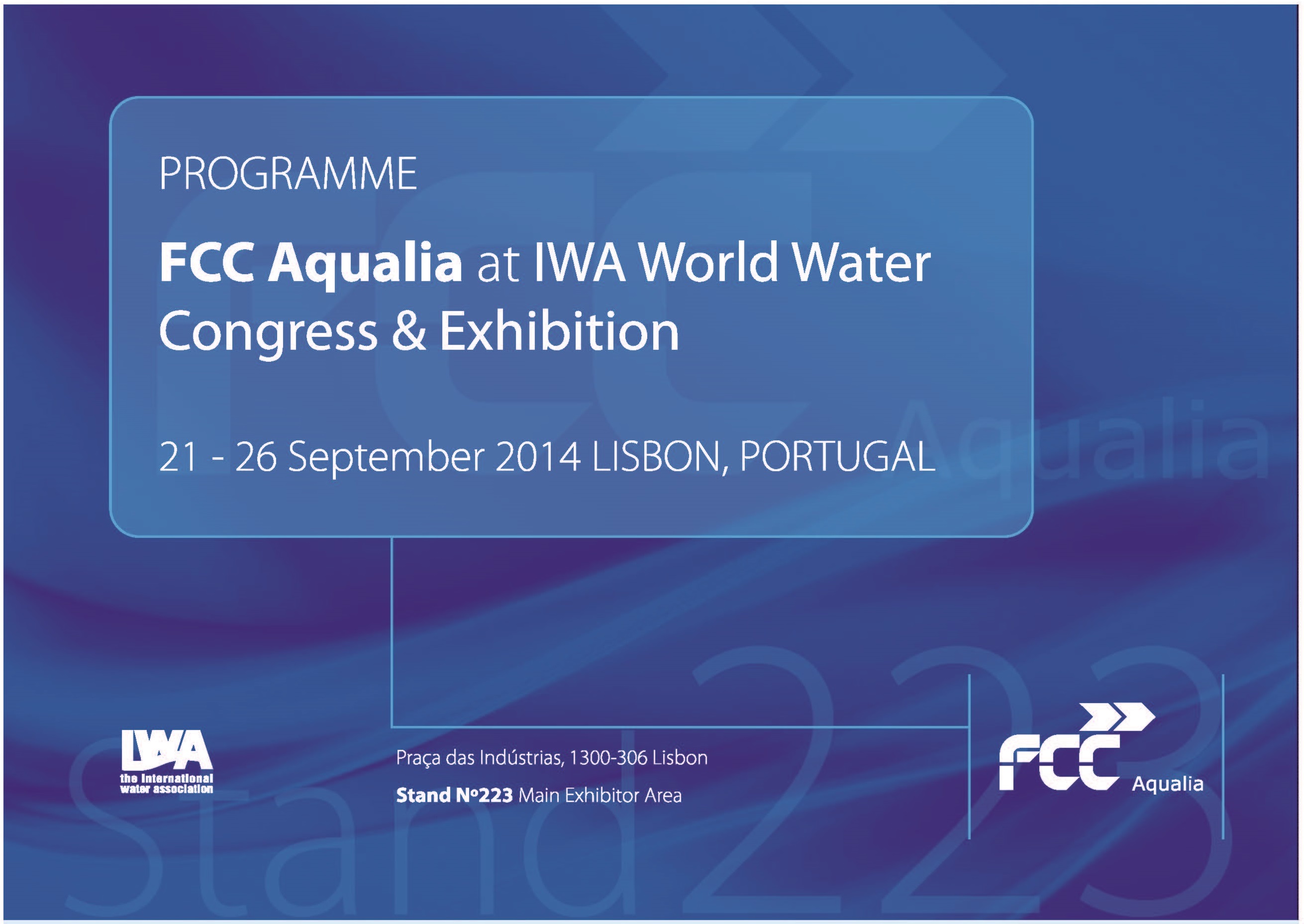 Os desenvolvimentos tecnológicos da FCC Aqualia, protagonistas no Congresso IWA 2014
